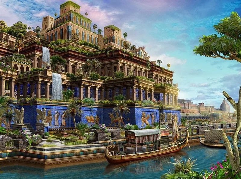 Bàn cờ khảo cổ vẫn chưa tìm thấy tàn tích thực tế của Vườn treo Babylon tại vùng đất Iraq.