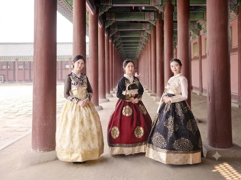 Trang phục truyền thống Hàn Quốc Hanbok mang dấu ấn văn hóa qua nhiều thế kỷ.