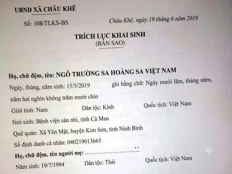 Bản sao trích lục khai sinh và bản sao chứng thực có điểm khác biệt