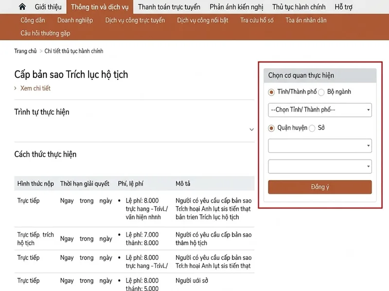 Hướng dẫn xin bản sao giấy khai sinh online qua Cổng Dịch vụ công
